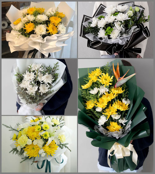 江西赣州兴国县古龙冈镇白事花束代送